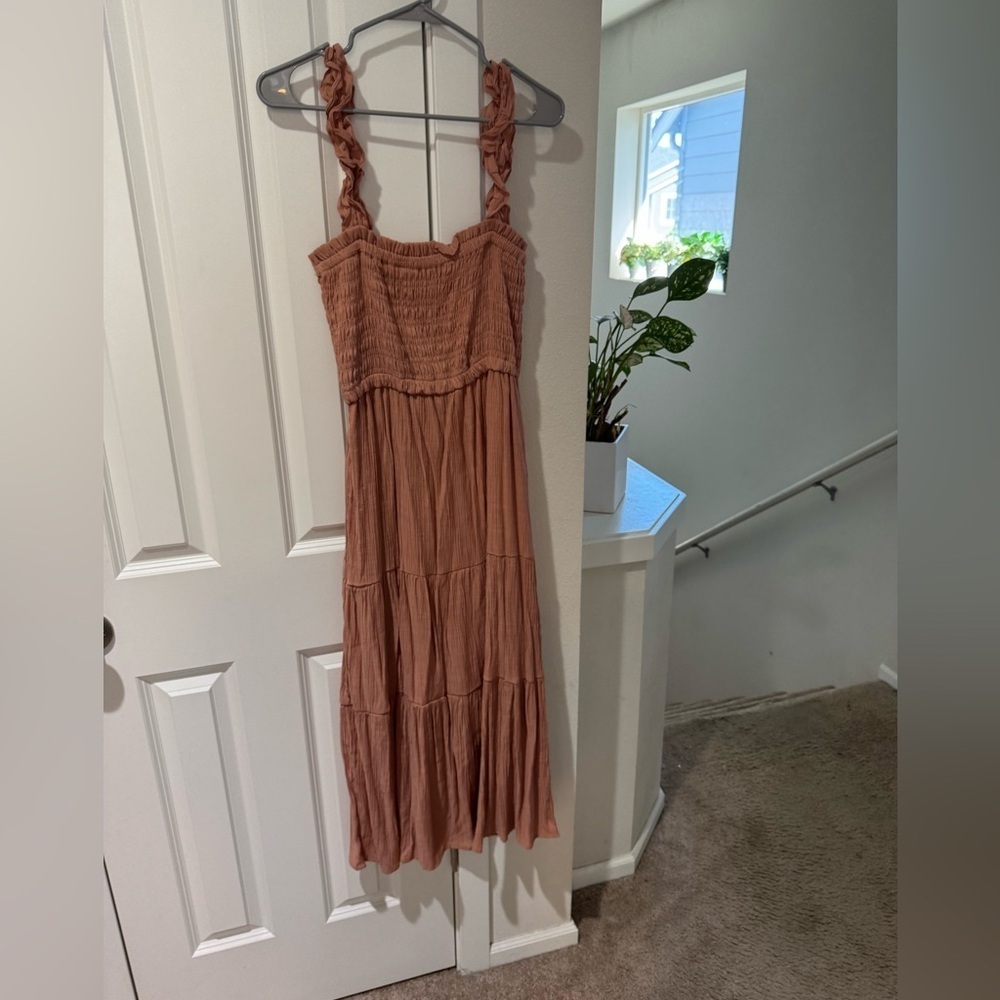 Elegant Pink Sleeveless Dress